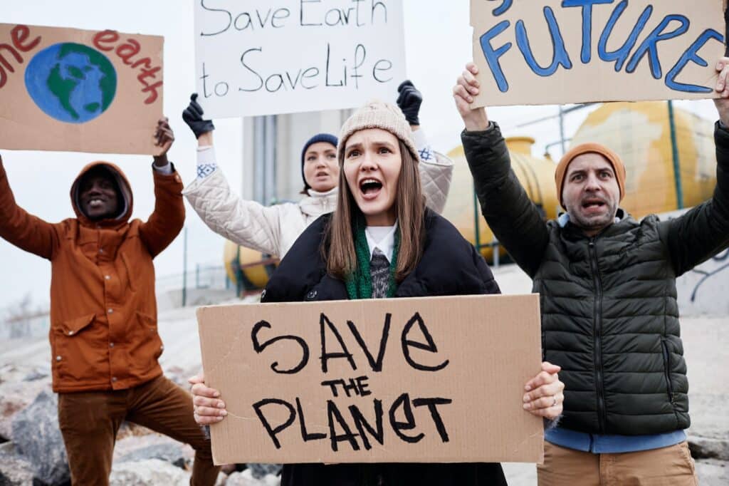 Young climate protesters; Disaster Recovery and GDP
