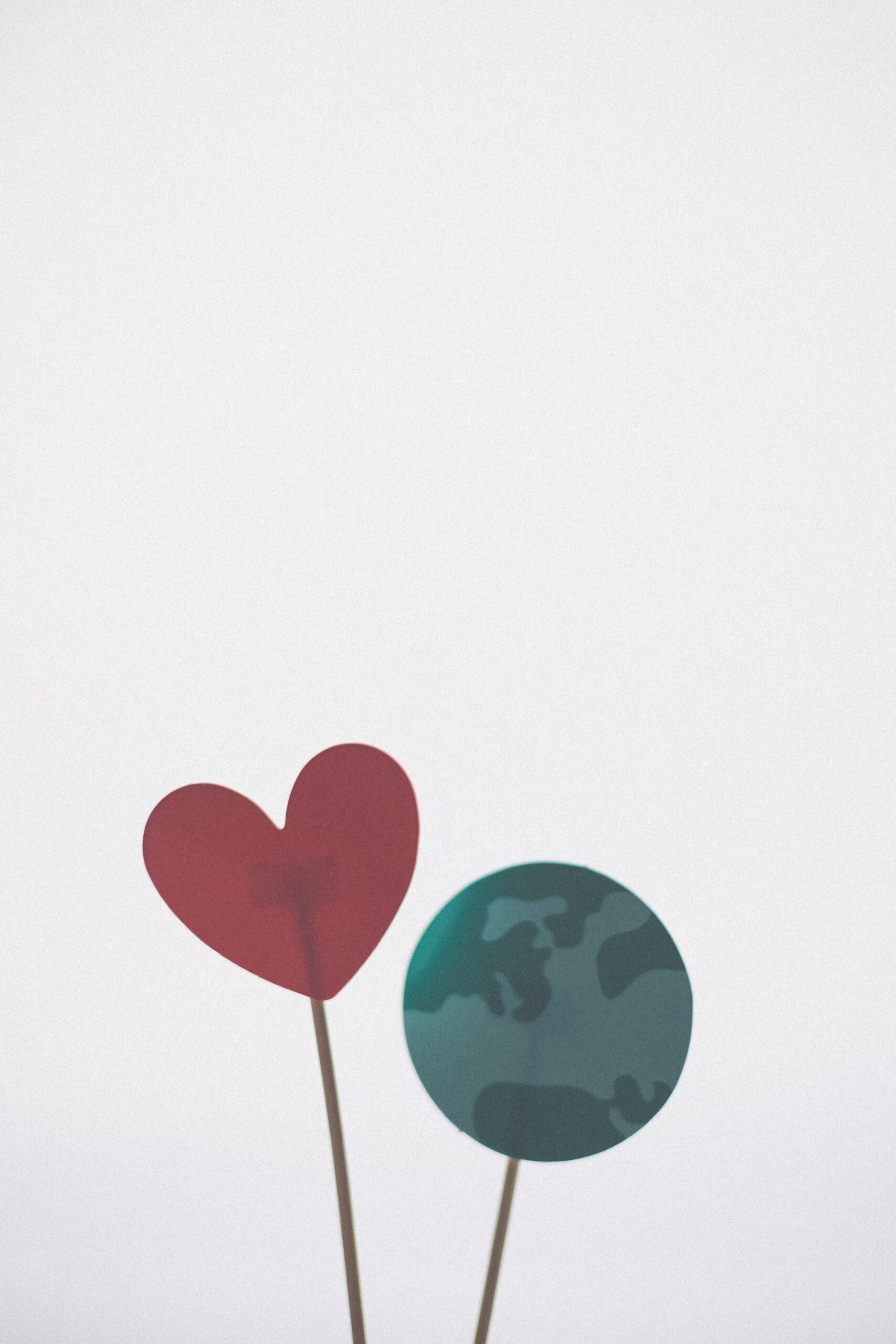 A heart and Earth craft to spread awareness for a sustainable Valentine's Day.